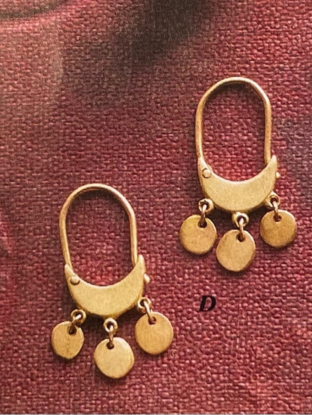 New! Dangling Disks Earrings